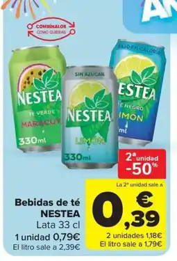 Carrefour Market NESTEA Bebidas de té oferta