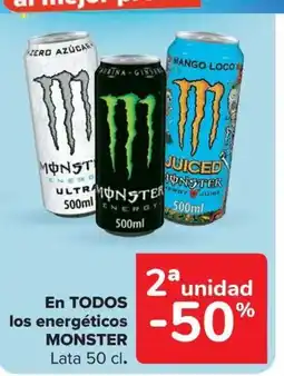 Carrefour Market MONSTER En todos los energéticos oferta
