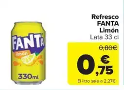 Carrefour Market FANTA Refresco Limón oferta