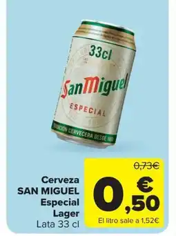 Carrefour Market SAN MIGUEL Cerveza Especial oferta