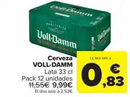 Carrefour Market VOLL-DAMM Cerveza oferta