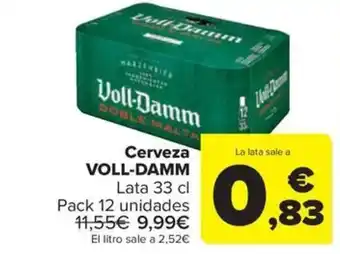 Carrefour Market VOLL-DAMM Cerveza oferta