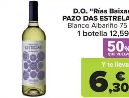 Carrefour Market PAZO DAS ESTRELAS D.O. Rías Baixas oferta