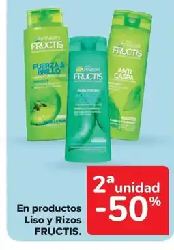 Carrefour Market FRUCTIS En productos Liso y Rizos oferta