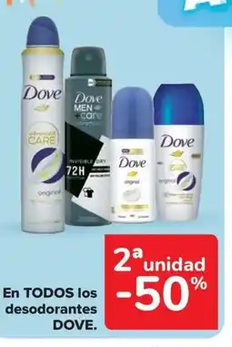 Carrefour Market DOVE En todos los desodorantes oferta