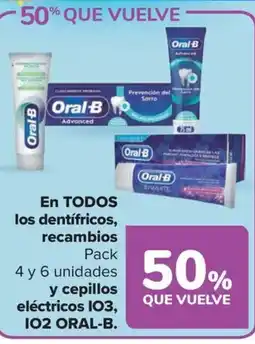 Carrefour Market En todos los dentifricos, recambios oferta