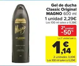 Carrefour Market MAGNO Gel de ducha Classic Original oferta
