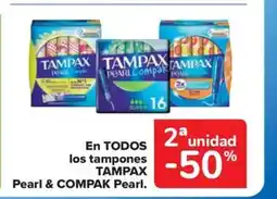 Carrefour Market TAMPAX En TODOS los tampones oferta