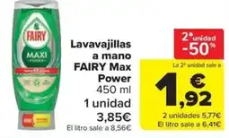 Carrefour Market FAIRY Lavavajillas a mano oferta