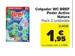 Carrefour Market Colgador WC BREF Poder Activo Natura oferta