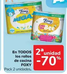 Carrefour Market FOXY En todos los rollos de cocina oferta