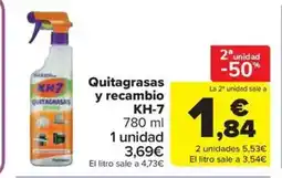 Carrefour Market KH-7 Quitagrasas y recambio oferta