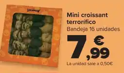 Carrefour Market Mini croissant terrorífico oferta