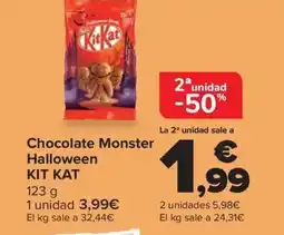 Carrefour Market KIT KAT Chocolate Monster Halloween oferta