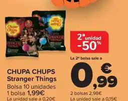 Carrefour Market CHUPA CHUPS Stranger Things oferta