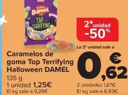 Carrefour Market DAMEL Caramelos de goma Top Terrifying Halloween oferta