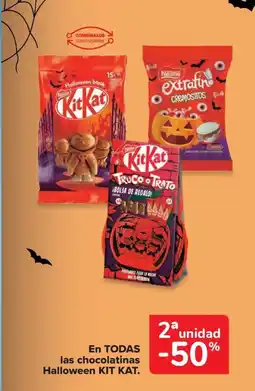 Carrefour Market KIT KAT En todas las chocolatinas halloween oferta