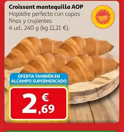 Alcampo Croissant mantequilla AOP oferta