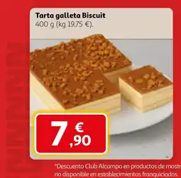 Alcampo Tarta galleta Biscuit oferta