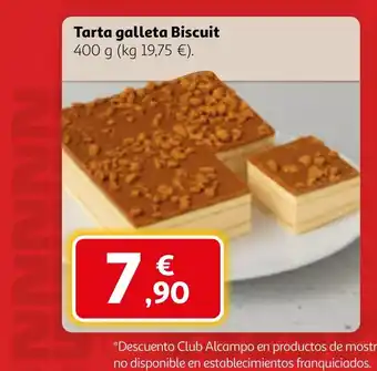 Alcampo Tarta galleta Biscuit oferta