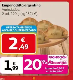 Alcampo Empanadilla argentina oferta