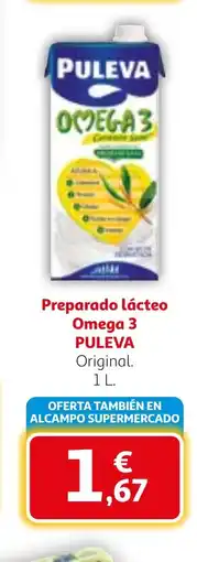 Alcampo PULEVA Preparado lácteo Omega 3 oferta