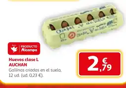Alcampo AUCHAN Huevos clase L oferta