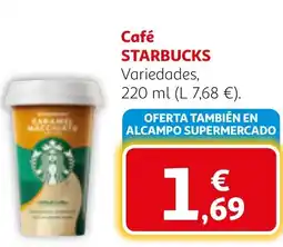 Alcampo STARBUCKS Café oferta
