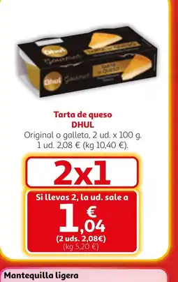 Alcampo DHUL Tarta de queso oferta