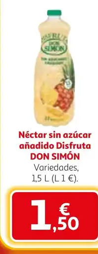 Alcampo DON SIMÓN Néctar sin azúcar añadido Disfruta oferta