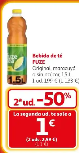Alcampo FUZE Bebida de té oferta
