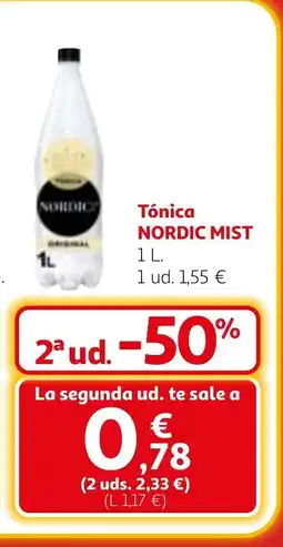 Alcampo NORDIC MIST Tónica oferta