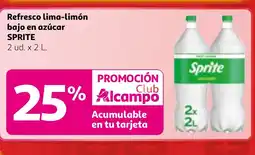 Alcampo SPRITE Refresco lima-limón bajo en azúcar oferta