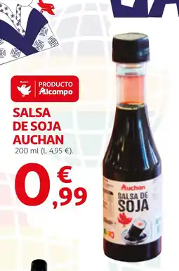 Alcampo AUCHAN Salsa de soja oferta