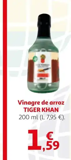Alcampo TIGER KHAN Vinagre de arroz oferta