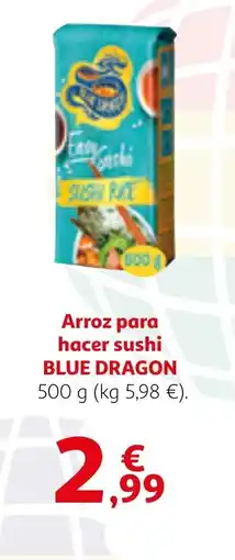 Alcampo BLUE DRAGON Arroz para hacer sushi oferta