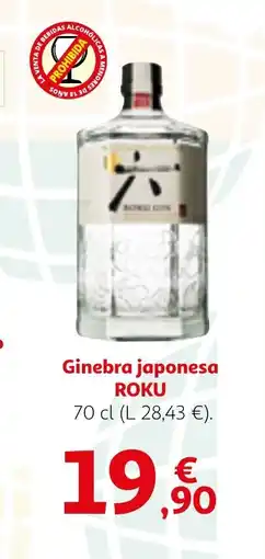 Alcampo ROKU Ginebra japonesa oferta