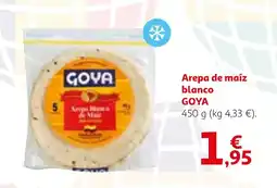 Alcampo GOYA Arepa de maíz blanco oferta