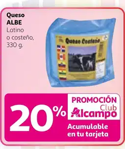Alcampo ALBE Queso oferta
