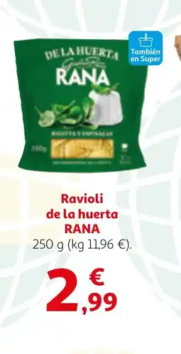 Alcampo RANA Ravioli de la huerta oferta