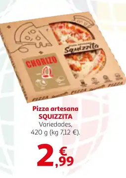 Alcampo SQUIZZITA Pizza artesana oferta