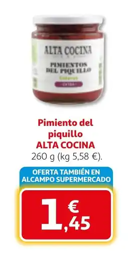 Alcampo ALTA COCINA Pimiento del piquillo oferta