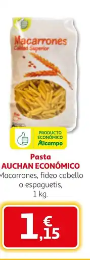 Alcampo AUCHAN ECONÓMICO Pasta oferta