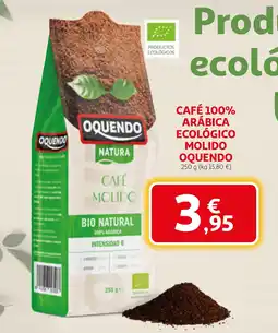 Alcampo OQUENDO Café molido arabica ecológico molido oferta