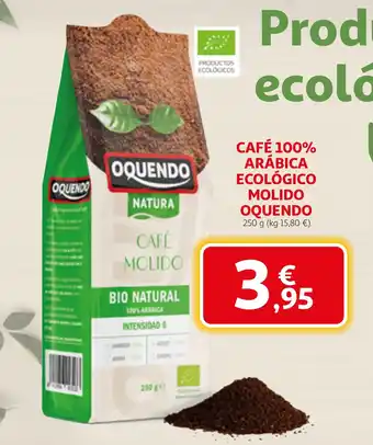 Alcampo OQUENDO Café molido arabica ecológico molido oferta