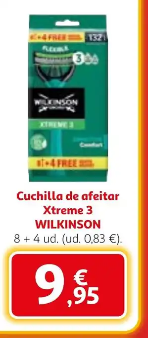 Alcampo WILKINSON Cuchilla de afeitar Xtreme 3 oferta