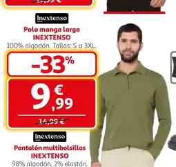 Alcampo INEXTENSO Polo manga larga oferta