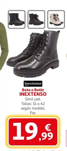 Alcampo INEXTENSO Bota o Botín oferta