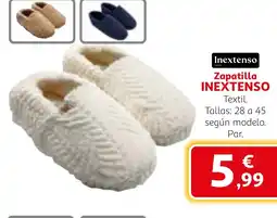 Alcampo INEXTENSO Zapatilla oferta