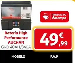 Alcampo AUCHAN Batería High Performance oferta
